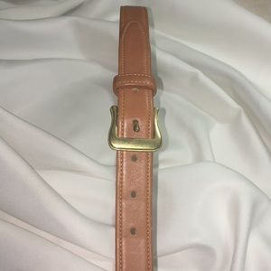 COACH 3911 LEATHER BELT BUTTERSCOTCH BRASS BUCKLE